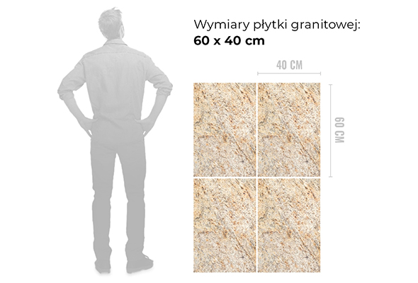 Wymiar płytki granitowej